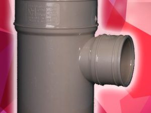 قیمت سه راه تبدیل ۹۰ درجه UPVC سایز ۱۶۰-۱۱۰[میزان پلیمر شهریار]