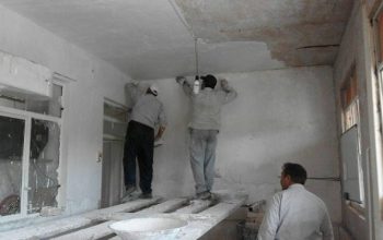 دستمزد گچ کشی دو رو گچ سفید و خاک در تهران[براتی]