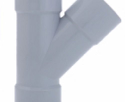 قیمت سه راه تبدیل ۴۵درجه سه سرکوپله UPVC 63 mm[یاس]