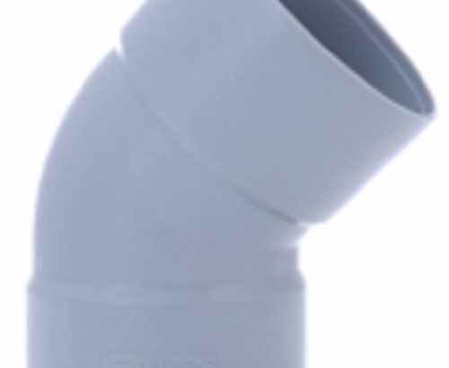 قیمت زانو ۴۵ درجه UPVC دوسرکوپله ۶۳mm[یاس]