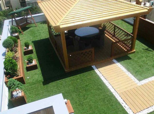 دستمزد ساخت و نصب آلاچیق چوبی در تهران[آریونما]