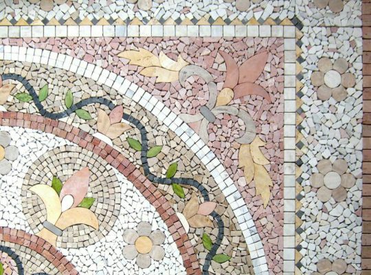 قیمت معرق سنگ طرح فرش[هفت سنگ]