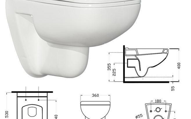 قیمت توالت فرنگی وال هنگ ساترون درجه یک[گاتریا]
