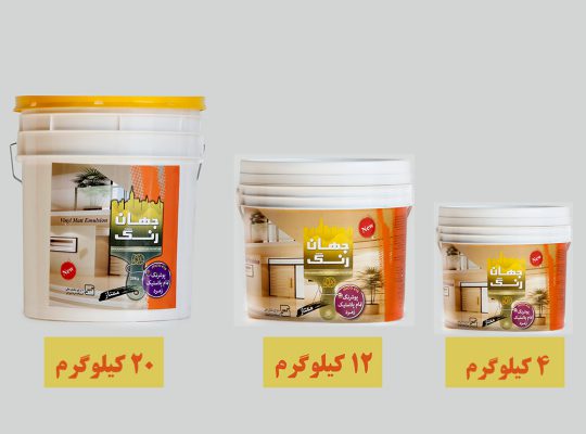 قیمت رنگ تمام پلاستیک زمرد ۲۰ kg[جهان کنیتکس]
