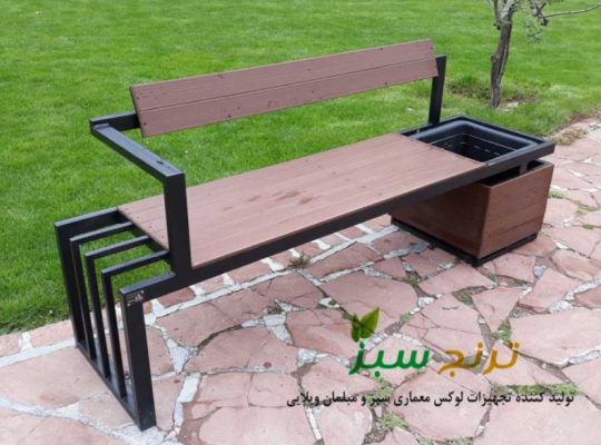 قیمت نیمکت پشتی دار کد ۴ ترنج سبز