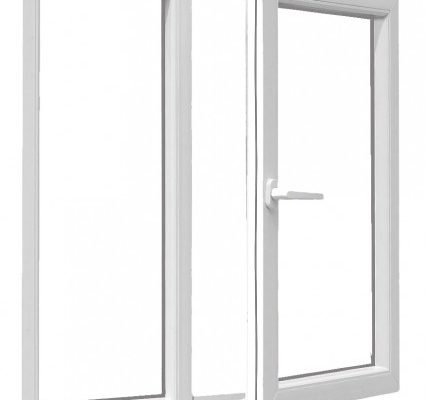 قیمت پنجره دوجداره upvc تک حالته وین کلاس[آریس]