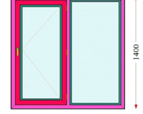 قیمت پنجره دوجداره upvc تک حالته وینتک[آریس]