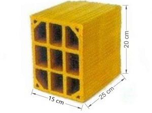 قیمت بلوک تیغه سفالی دیواری ۲۵*۲۰*۱۰[دامغان]