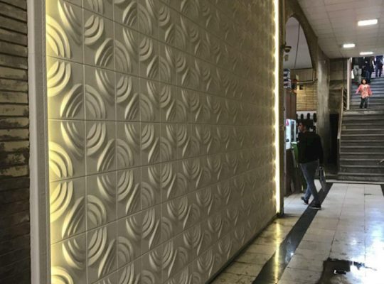 قیمت دیوارپوش کامپوتایل ۳۰*۳۰طرح لوتوس[پایا پلاست]