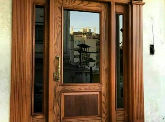 قیمت درب لابی تمام چوب روکشی[گرین وود دیزاین ]