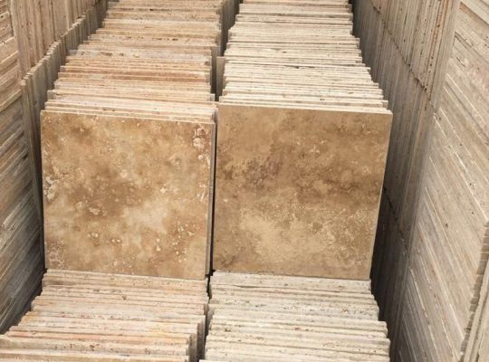 قیمت سنگ تروارتن فرشی ۴۰*۴۰[کوه نور]