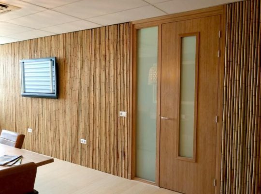 قیمت دیوار کوب اداری چوب لمینیت[نما پارت]
