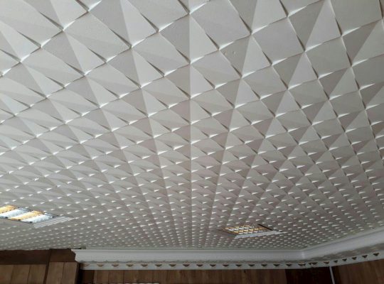 اجرت اجرای سقف کاذب گچبری آماده پانل[آرین پاژ]