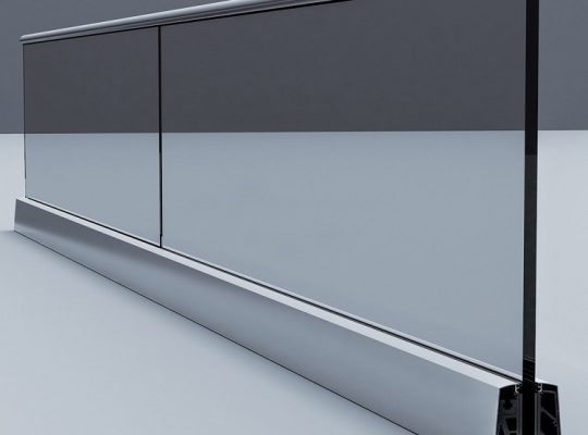 قیمت نرده شیشه ای هندریل[عایق گستر]