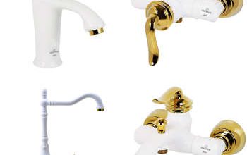 قیمت شیرآلات مدل Y7574 مجموعه ۴ عددی[یگانه]