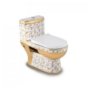 قیمت توالت فرنگی کاتریا امرتات سرام سفید طلایی
