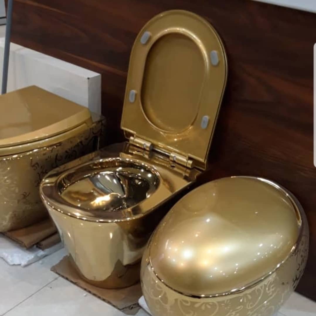 قیمت توالت فرنگی طلایی رنگ[زمانی]