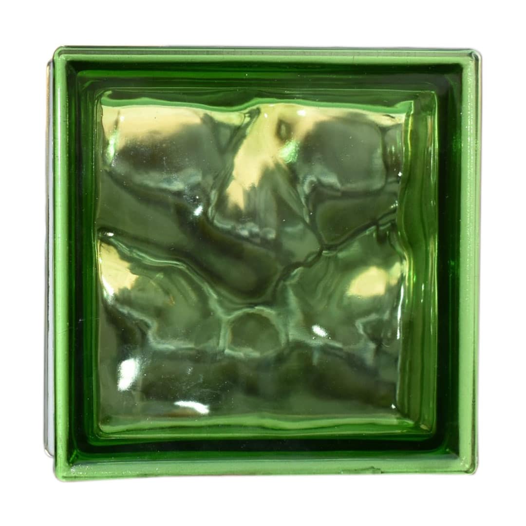 قیمت بلوک شیشه ای مدل کلودی سبز