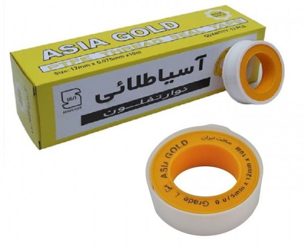 قیمت نوار تفلون آب بندی اتصالات شیرآلات و لوله کشی