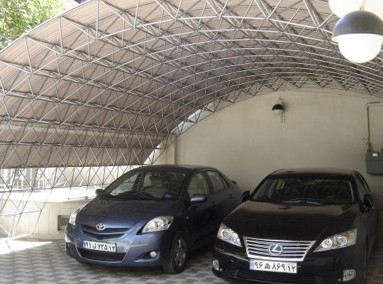 قیمت سایبان ماشین با پوشش ساینو[پاژ سازه]