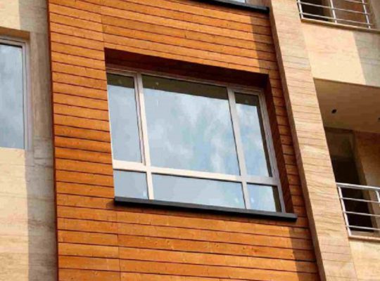 هزینه اجرای ترموود چوب‌نمای ساختمان[ایران آلاچیق]