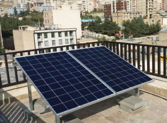 قیمت استراکچر زمینی ۱ردیف۲ پنل خورشیدی[سولار نیرو]