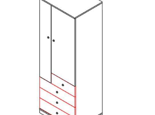 قیمت کمد مدلSK-67[نیما چوب]