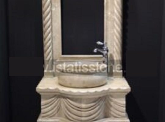 قیمت روشویی کلاسیک گل و برگ طرح پرده[ایساتیس]