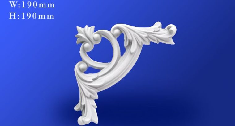 قیمت گل گوشه قاب بندی دیوار پلی یورتان[درنیکا دکور]