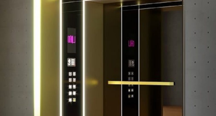 قیمت کابین آسانسور استیل طلاییP2[پریز آسانسور]