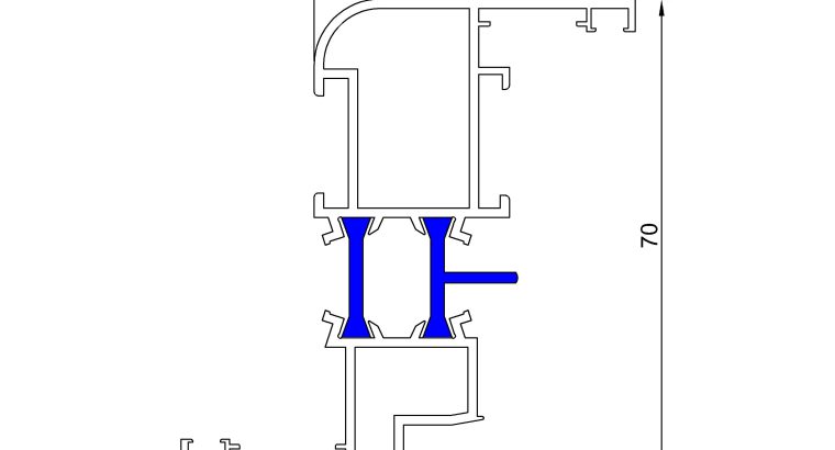 قیمت پروفیل لنگه پنجره ترمال بریک[اروم آلیاژ]