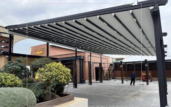 قیمت سایبان و سقف متحرک[سازه چادری ایران]